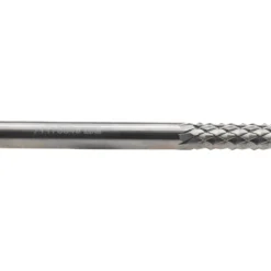 Diamond-Pattern Router Bit: 1/4" Dia, 3/4" LOC, 1/4" Shank Dia, End Mill End