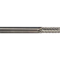 Diamond-Pattern Router Bit: 3/16" Dia, 5/8" LOC, 3/16" Shank Dia, Drill Point End