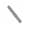 Diamond-Pattern Router Bit: 1/8" Dia, 7/16" LOC, 1/8" Shank Dia, Drill Point End