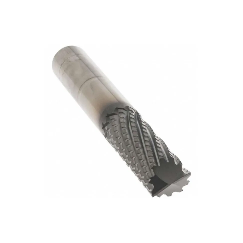 Diamond-Pattern Router Bit: 3/8" Dia, 1-1/8" LOC, 3/8" Shank Dia, End Mill End