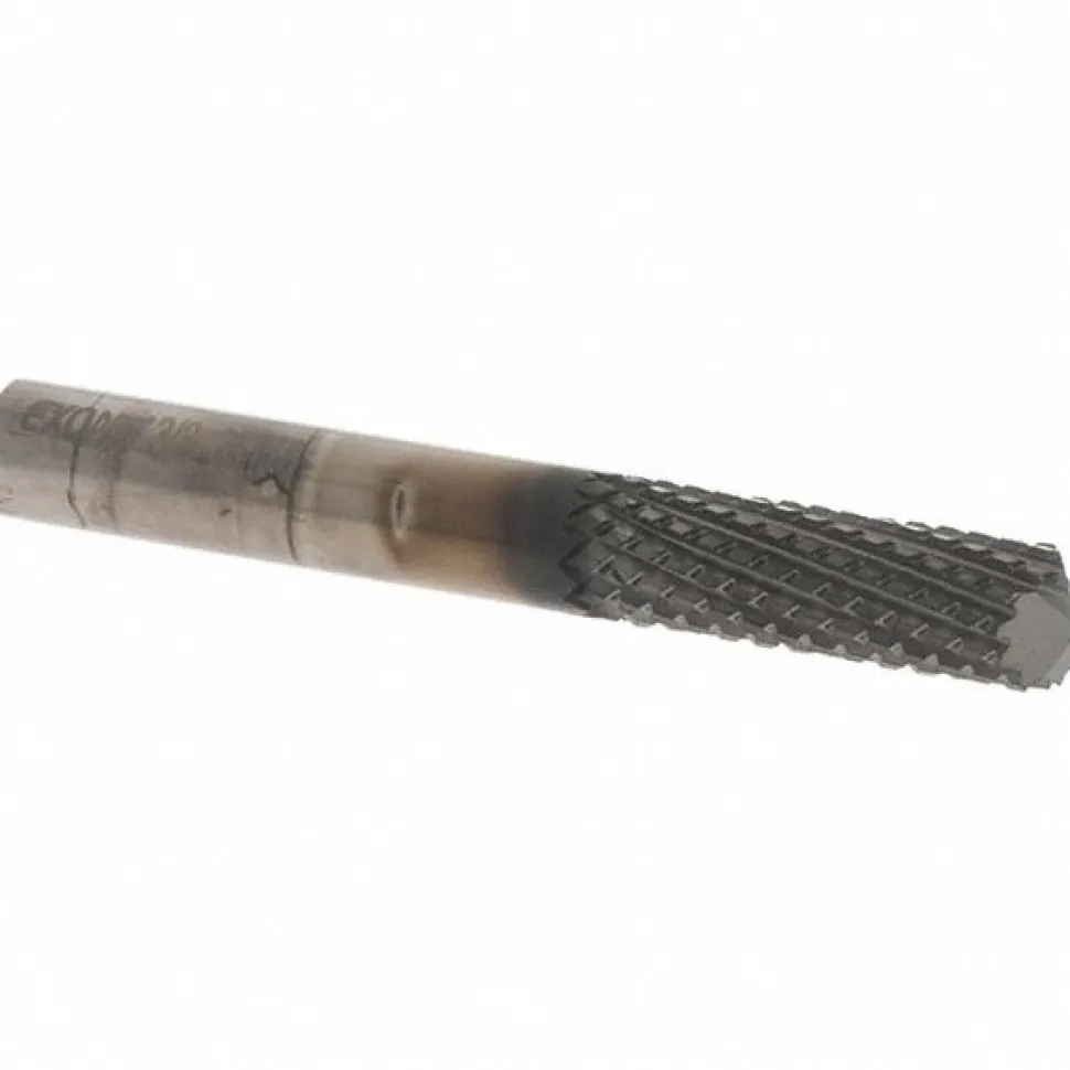 Diamond-Pattern Router Bit: 3/8" Dia, 1-1/8" LOC, 3/8" Shank Dia, End Mill End
