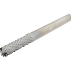 Diamond-Pattern Router Bit: 1/4" Dia, 1" LOC, 1/4" Shank Dia, Burr End