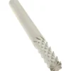 Diamond-Pattern Router Bit: 1/4" Dia, 1" LOC, 1/4" Shank Dia, Burr End