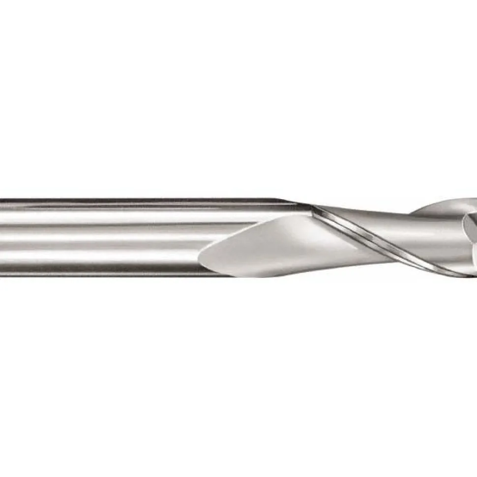 Diamond-Pattern Router Bit: 1/2" Dia, 1-1/2" LOC, 1/2" Shank Dia, End Mill End