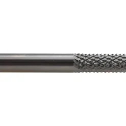 Diamond-Pattern Router Bit: 3/8" Dia, 1" LOC, 3/8" Shank Dia, Burr End