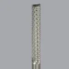Diamond-Pattern Router Bit: 1/2" Dia, 1/2" Shank Dia, End Mill End