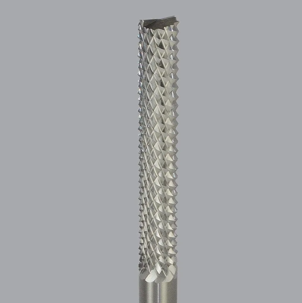 Diamond-Pattern Router Bit: 1/2" Dia, 1/2" Shank Dia, End Mill End