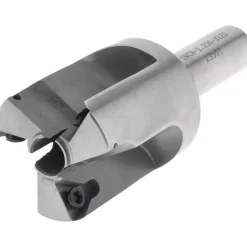 1-1/4" Dia, 1/2" Shank Dia, 3 Insert Indexable Counterbore