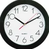7-3/4" Dia, White Face, Dial Wall Clock