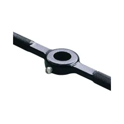 Die Stocks: Material: Steel; Die Shape Compatibility: Hex & Round; Die Outside Diameter Compatibility (Inch): 1
