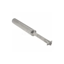 Double Angle Milling Cutter: 90 °, 1/4" Cut Dia, 1/8" Cut Width, 1/4" Shank Dia, Solid Carbide