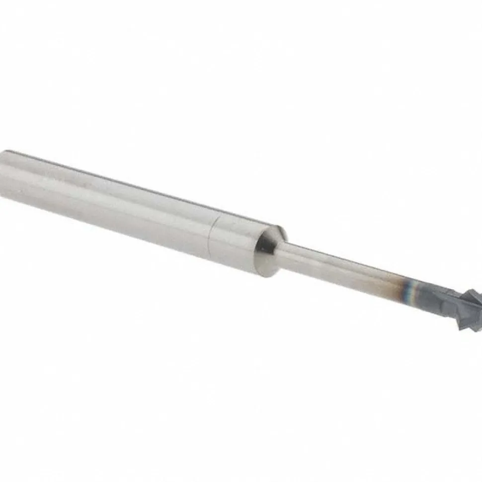 Double Angle Milling Cutter: 90 °, 1/4" Cut Dia, 1/8" Cut Width, 1/4" Shank Dia, Solid Carbide