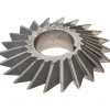 Double Angle Milling Cutter: 45 °, 3" Cut Dia, 5/8" Cut Width, 1" Arbor Hole, High Speed Steel