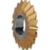 Double Angle Milling Cutter: 60 °, 2-3/4" Cut Dia, 1/2" Cut Width, 1" Arbor Hole, High Speed Steel