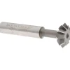 Double Angle Milling Cutter: 90 °, 3/4" Cut Dia, 1/4" Cut Width, 3/8" Shank Dia, High Speed Steel