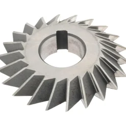 Double Angle Milling Cutter: 60 °, 3" Cut Dia, 5/8" Cut Width, 1" Arbor Hole, High Speed Steel