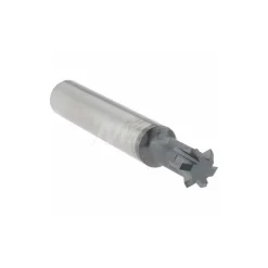 Double Angle Milling Cutter: 90 °, 3/8" Cut Dia, 1/8" Cut Width, 3/8" Shank Dia, Solid Carbide