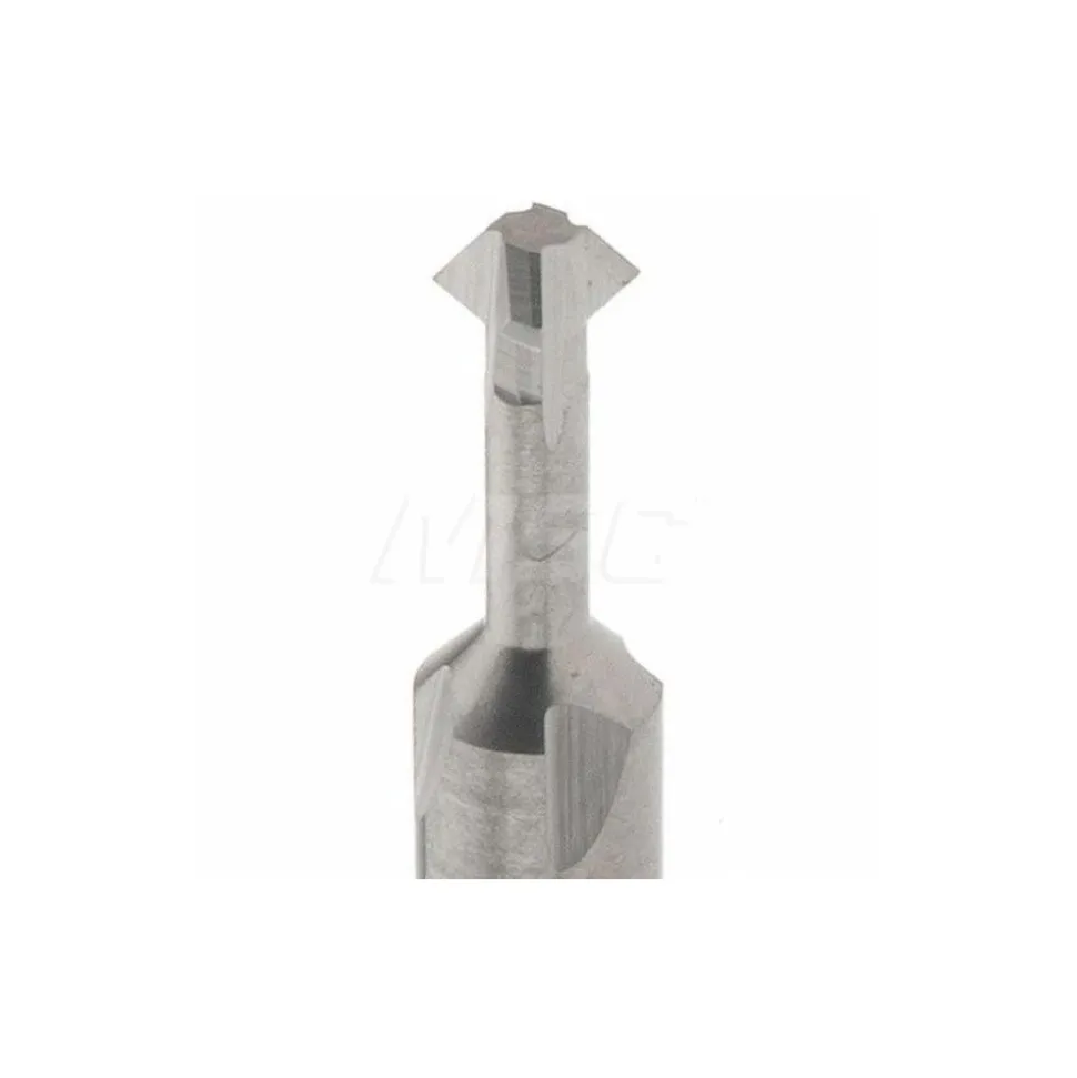 Double Angle Milling Cutter: 90 °, 5/32" Cut Dia, 5/64" Cut Width, 3/16" Shank Dia, Solid Carbide