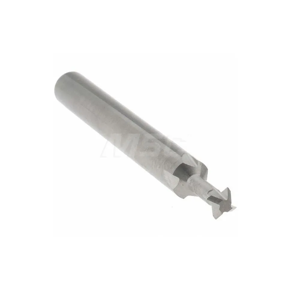 Double Angle Milling Cutter: 90 °, 5/32" Cut Dia, 5/64" Cut Width, 3/16" Shank Dia, Solid Carbide