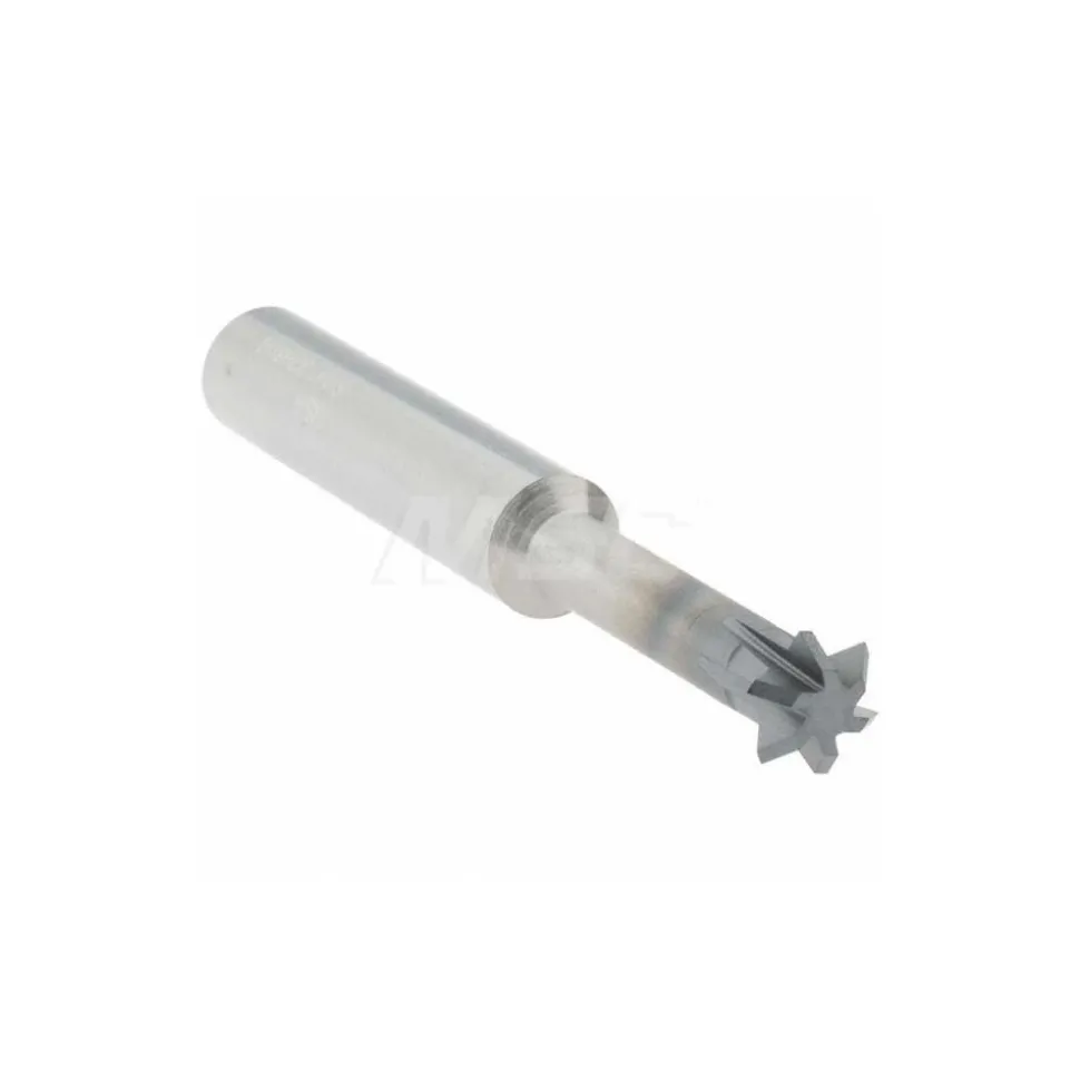 Double Angle Milling Cutter: 90 °, 5/16" Cut Dia, 1/8" Cut Width, 5/16" Shank Dia, Solid Carbide