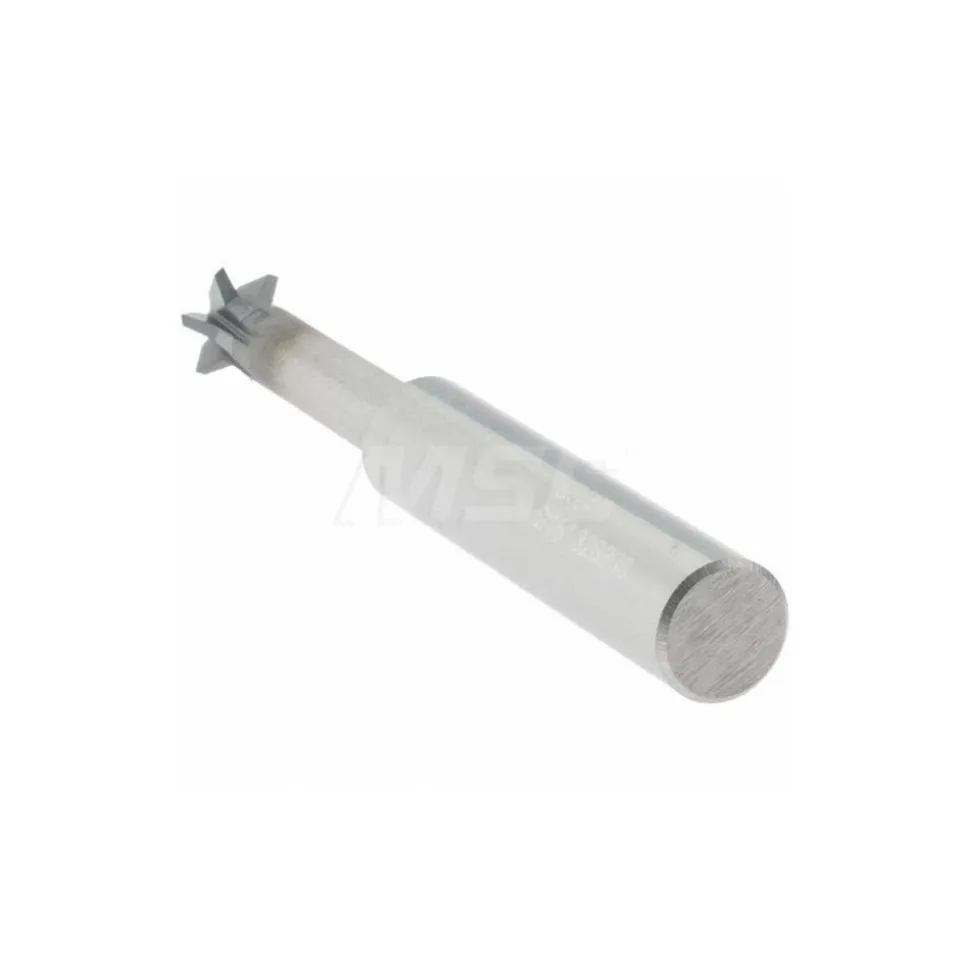 Double Angle Milling Cutter: 90 °, 5/16" Cut Dia, 1/8" Cut Width, 5/16" Shank Dia, Solid Carbide