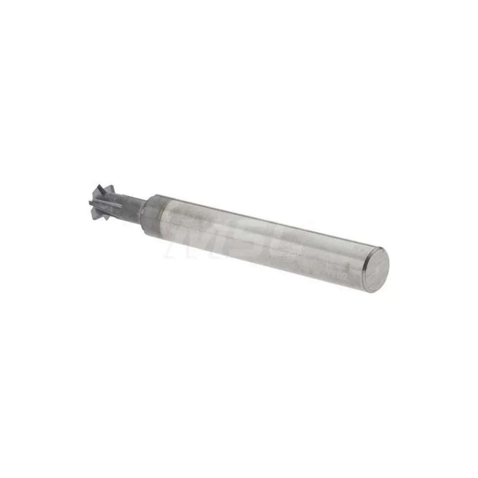 Double Angle Milling Cutter: 90 °, 5/16" Cut Dia, 1/8" Cut Width, 5/16" Shank Dia, Solid Carbide