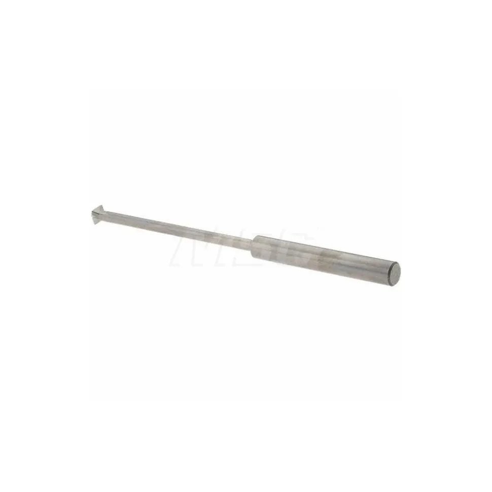 Double Angle Milling Cutter: 90 °, 1/4" Cut Dia, 1/8" Cut Width, 1/4" Shank Dia, Solid Carbide