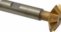 Double Angle Milling Cutter: 60 °, 1-1/2" Cut Dia, 1/2" Cut Width, 5/8" Shank Dia, Carbide Tipped