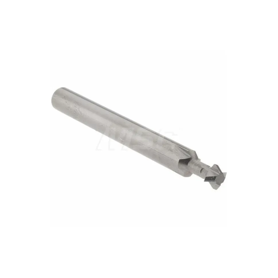 Double Angle Milling Cutter: 90 °, 3/16" Cut Dia, 0.093" Cut Width, 3/16" Shank Dia, Solid Carbide