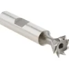 Dovetail Cutter: 60 °, 1/2" Cut Dia, 7/32" Cut Width, High Speed Steel