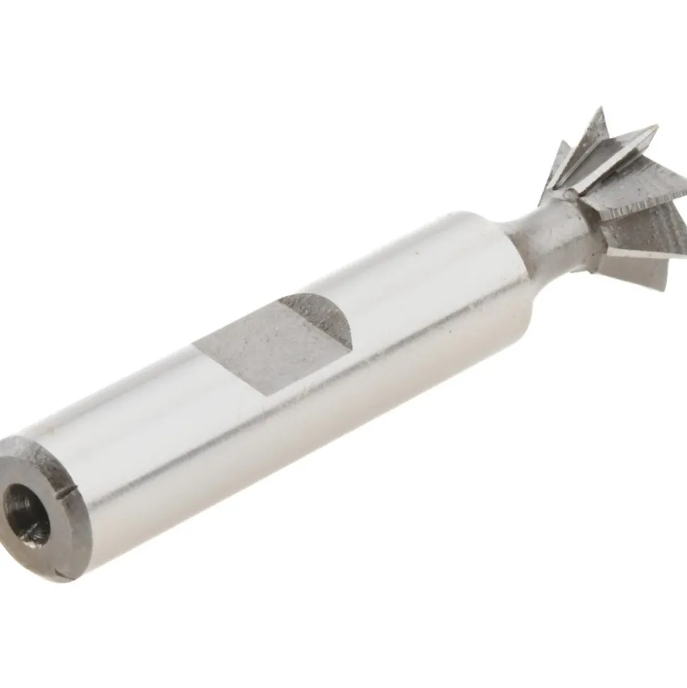 Dovetail Cutter: 60 °, 1/2" Cut Dia, 7/32" Cut Width, High Speed Steel