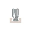 Dovetail Cutter: 48 °, 1/8" Cut Dia, Solid Carbide