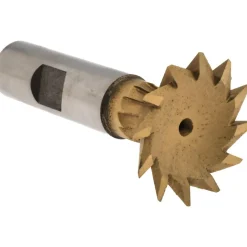 Dovetail Cutter: 45 °, 1-3/8" Cut Dia, 3/8" Cut Width, High Speed Steel
