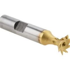 Dovetail Cutter: 45 °, 1/2" Cut Dia, 1/8" Cut Width, High Speed Steel