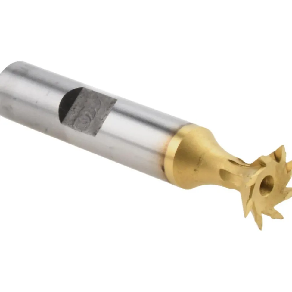 Dovetail Cutter: 45 °, 1/2" Cut Dia, 1/8" Cut Width, High Speed Steel
