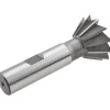 Dovetail Cutter: 60 °, 1-3/8" Cut Dia, 9/16" Cut Width, High Speed Steel
