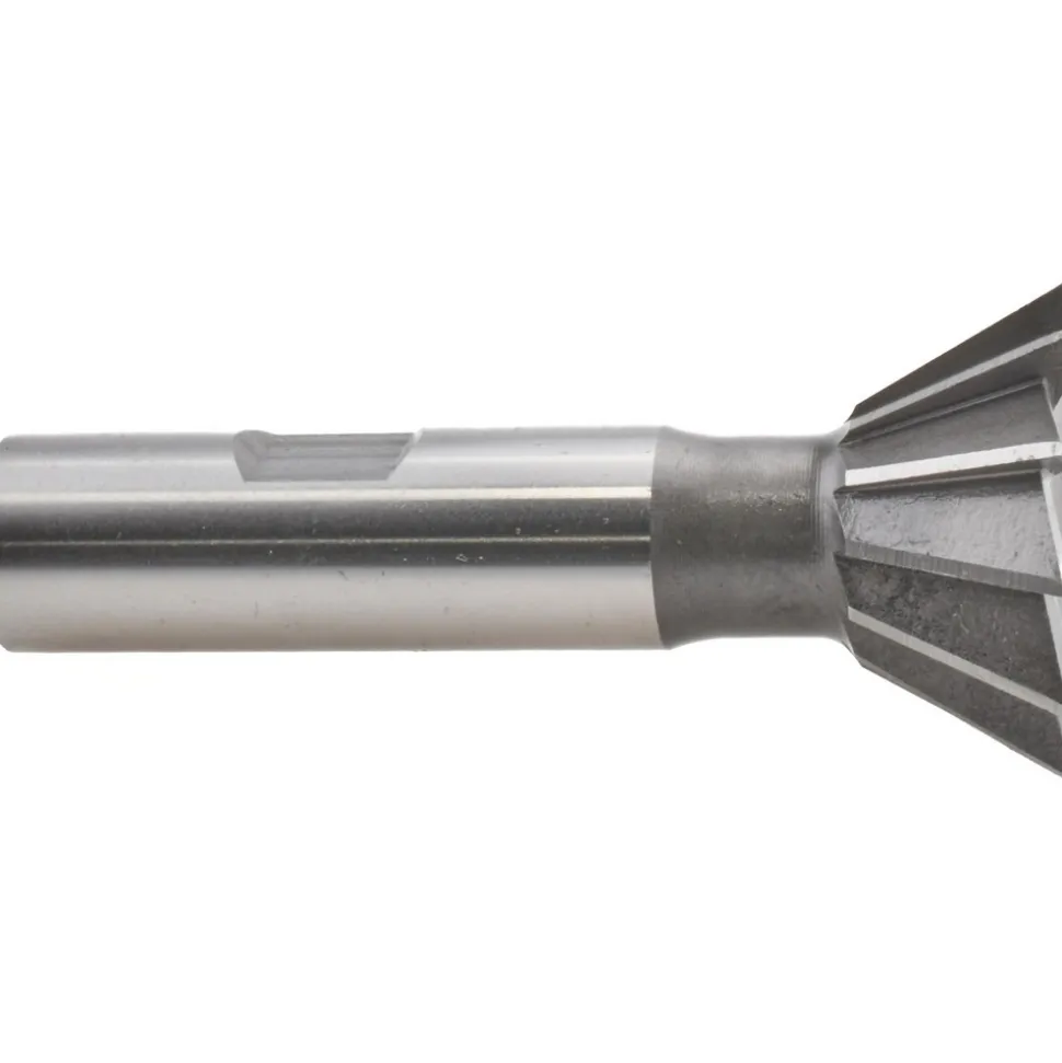 Dovetail Cutter: 60 °, 1-3/8" Cut Dia, 9/16" Cut Width, High Speed Steel
