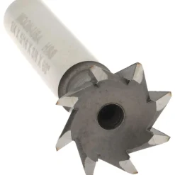 Dovetail Cutter: 60 °, 3/4" Cut Dia, 5/16" Cut Width, High Speed Steel