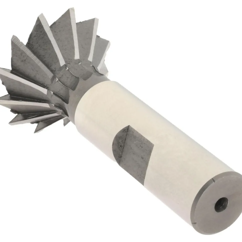 Dovetail Cutter: 45 °, 1-3/8" Cut Dia, 3/8" Cut Width, High Speed Steel