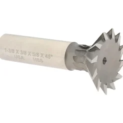 Dovetail Cutter: 45 °, 1-3/8