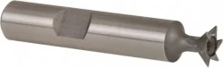 Dovetail Cutter: 45 °, 3/8" Cut Dia, 1/8" Cut Width, High Speed Steel