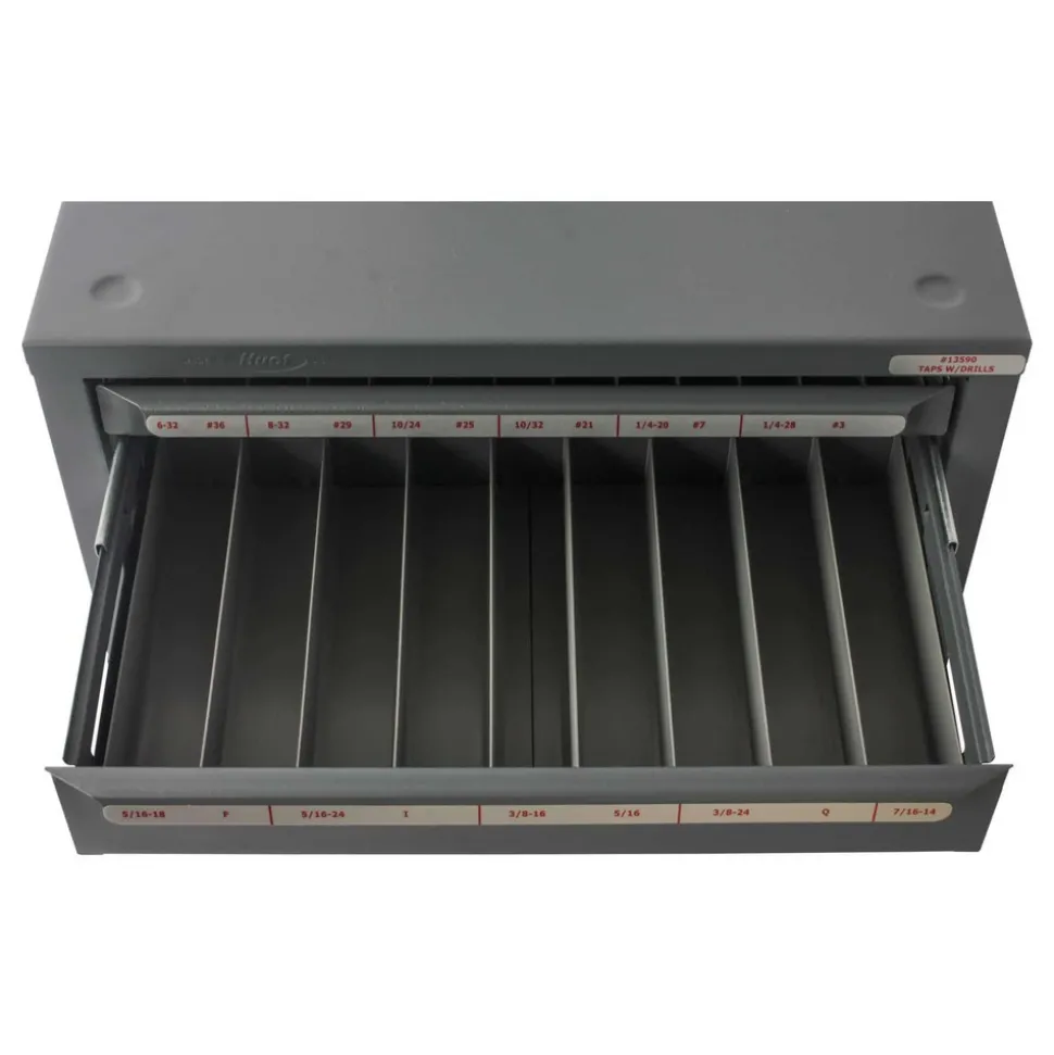 3 Drawer, #6-32 to 1/2-20 Tap Storage