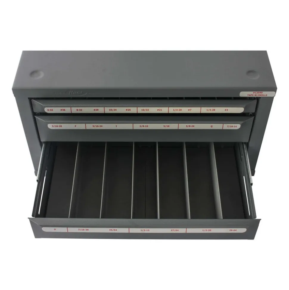 3 Drawer, #6-32 to 1/2-20 Tap Storage