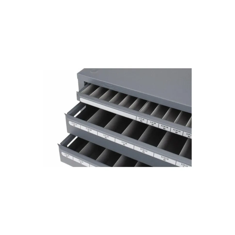 3 Drawer, 1/4-20 to 1-14 UNC, UNF Tap Storage
