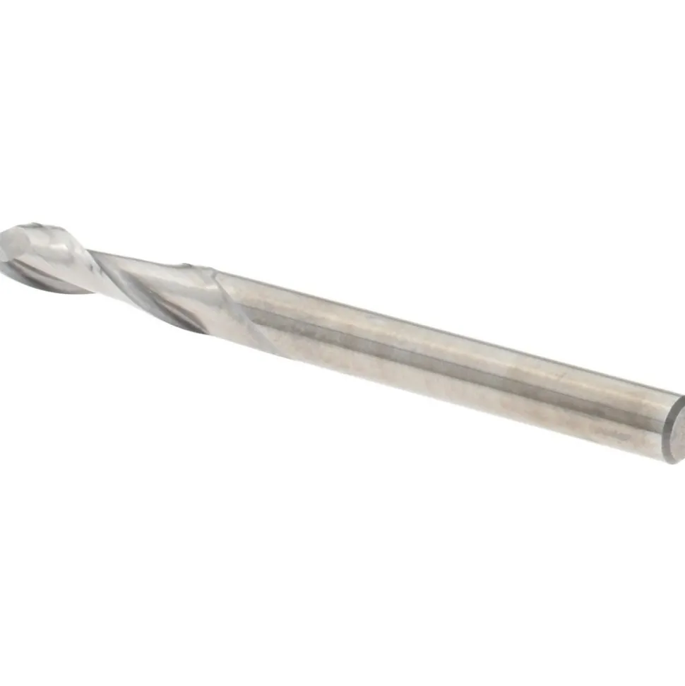 Drill Mill: 1/8" Dia, 1/2" LOC, 2 Flutes, 90 ° Point, Solid Carbide