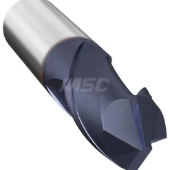 Drill Mill: 3/16" Dia, 5/8" LOC, 2 Flutes, 90 ° Point, Solid Carbide