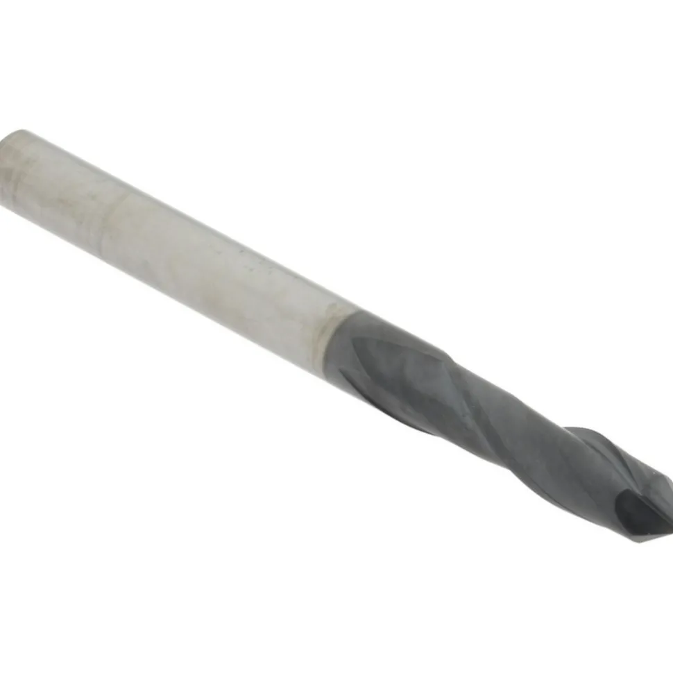 Drill Mill: 3/16" Dia, 5/8" LOC, 2 Flutes, 90 ° Point, Solid Carbide