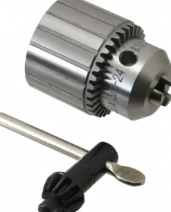 Drill Chuck: 3/8" Capacity, Threaded Mount, 3/8-24 in