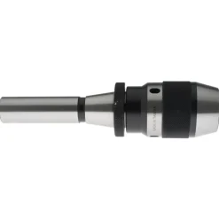 Drill Chuck: 1/64 to 1/2" Capacity, Integral Shank Mount, R8