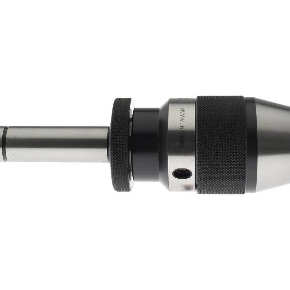 Drill Chuck: 0 to 1/2" Capacity, Integral Shank Mount, 3/4